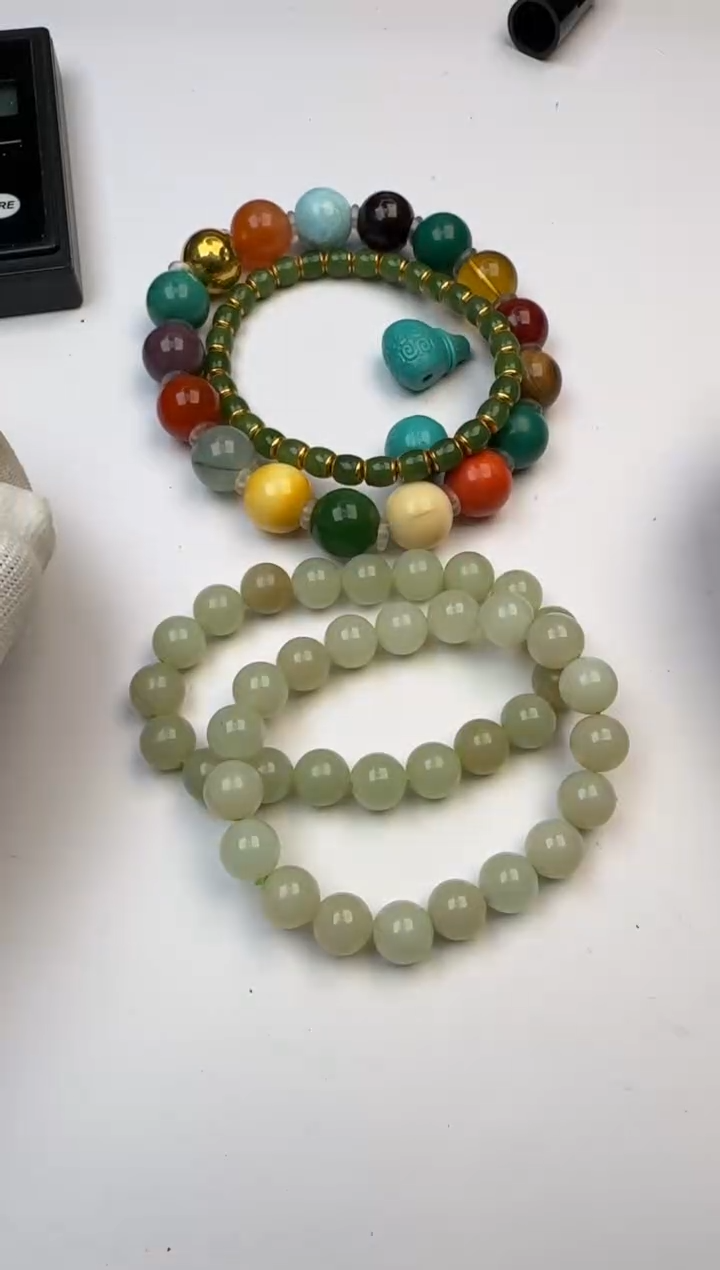 【闪购商品】和田玉（糖玉）手串未镶嵌和田玉手串