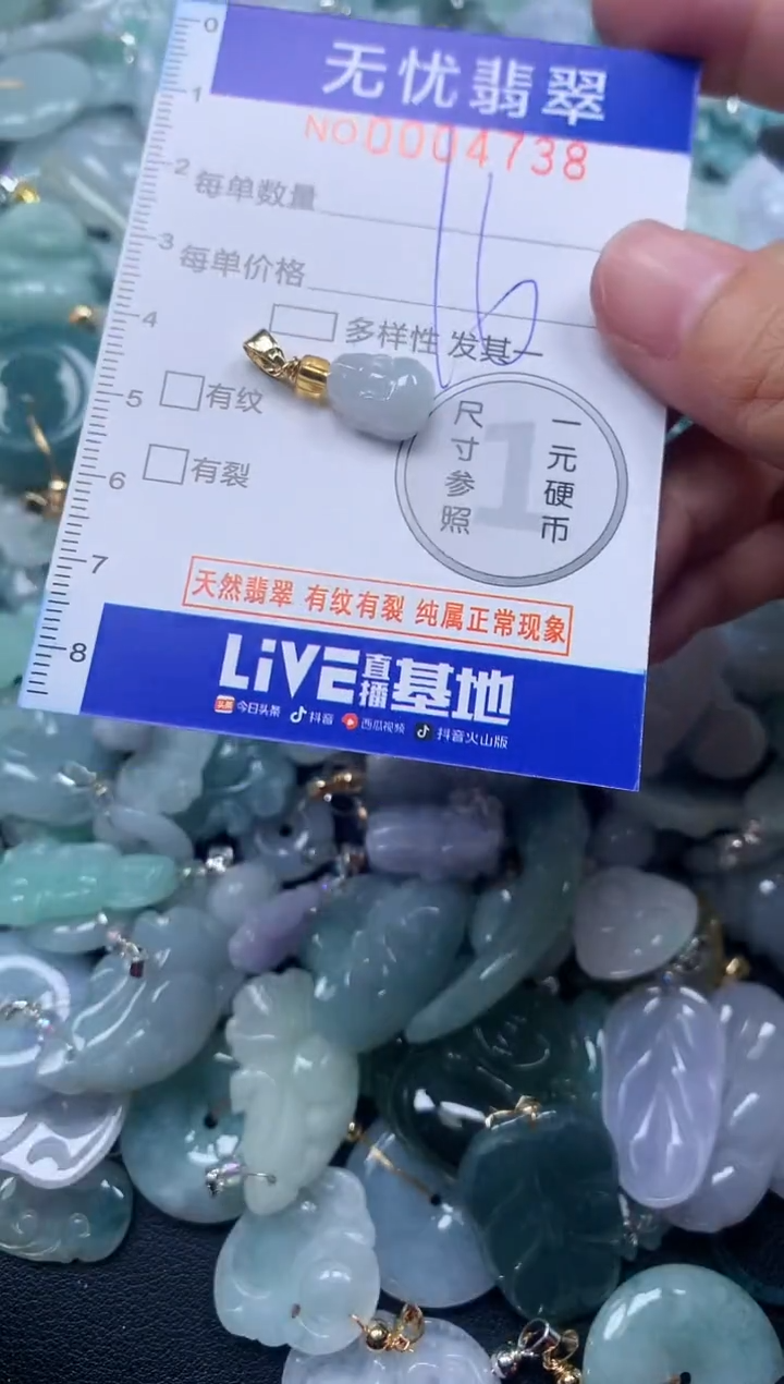 颈饰未镶嵌翡翠4738
