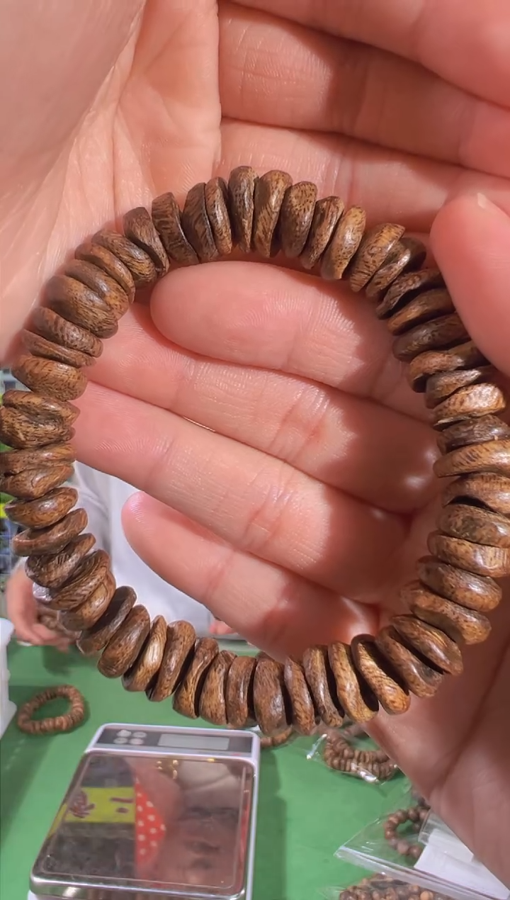 【闪购商品】沉香手串56号14克棋楠母树包头多样性发一