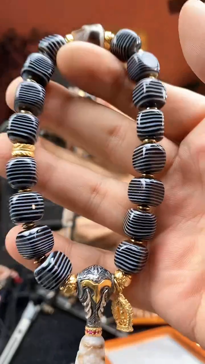 【闪购商品】玛瑙/玉髓72银S925镀金镶嵌0126-