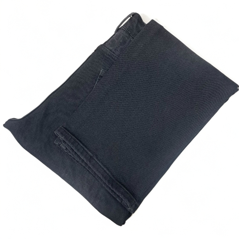 6686秋冬厚款中腰宽松男士牛仔裤烧花时尚潮流长裤商务基础男裤