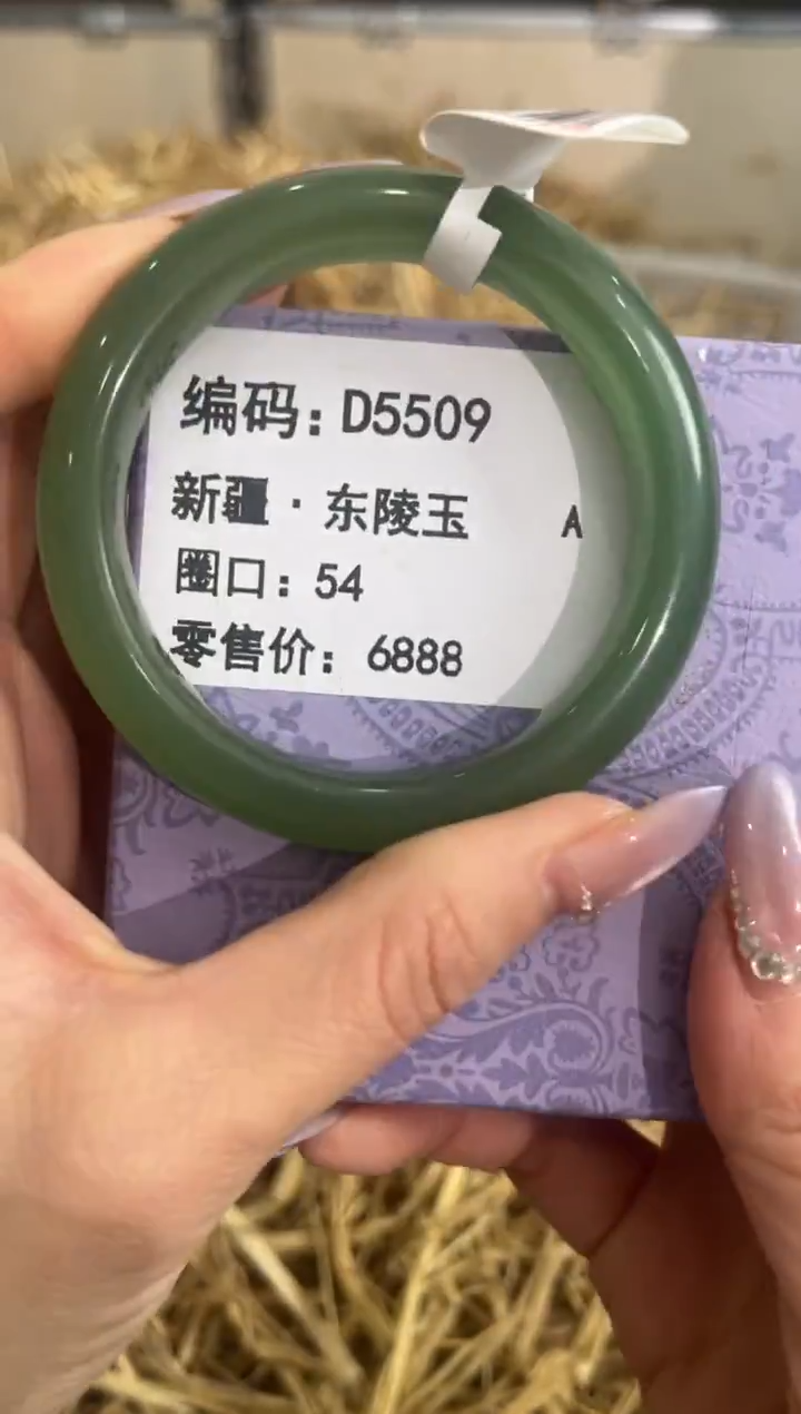 未镶嵌手镯石英质玉D5509