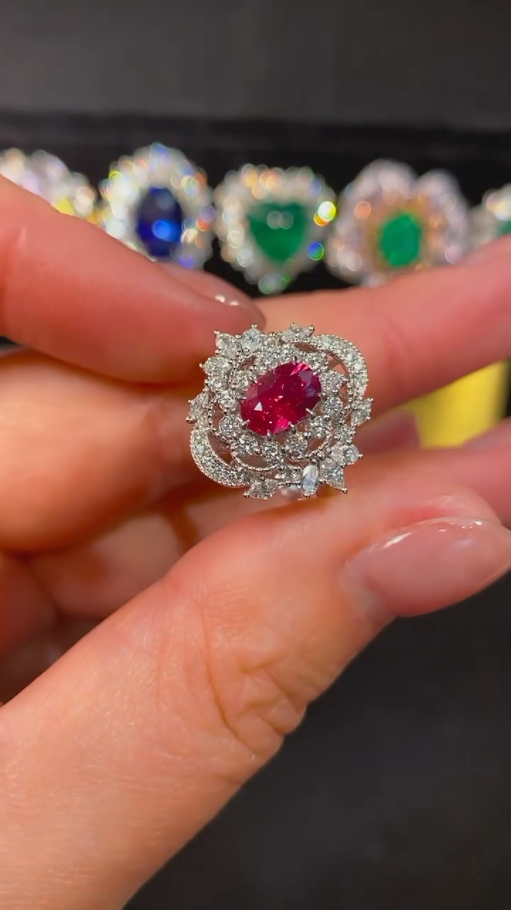 【闪购商品】红宝石戒指未镶嵌1.06ct