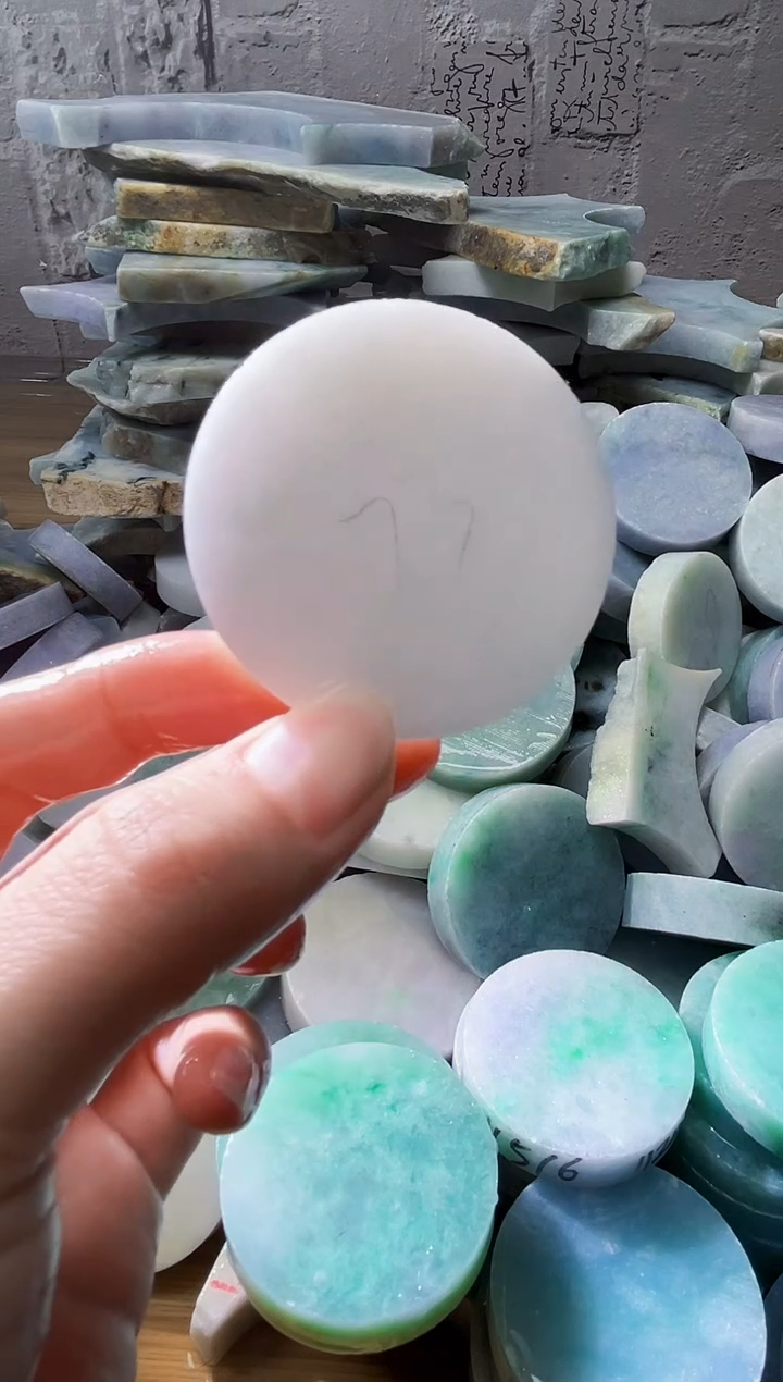 裸石翡翠天然翡翠A货古 南 255