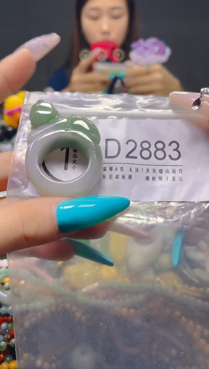 翡翠未镶嵌颈饰21.3MM/D/翡翠A货，一件也是批发价