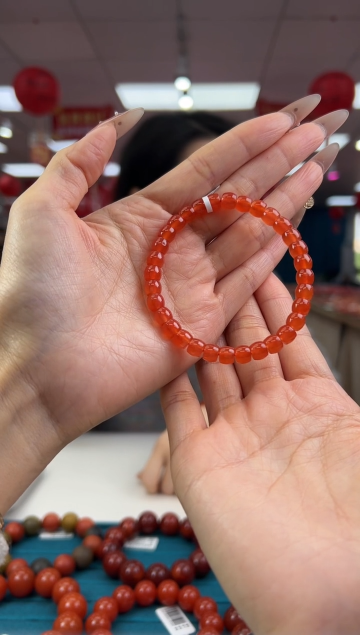 【闪购商品】南红玛瑙手串未镶嵌2.5-2-6（多样式）