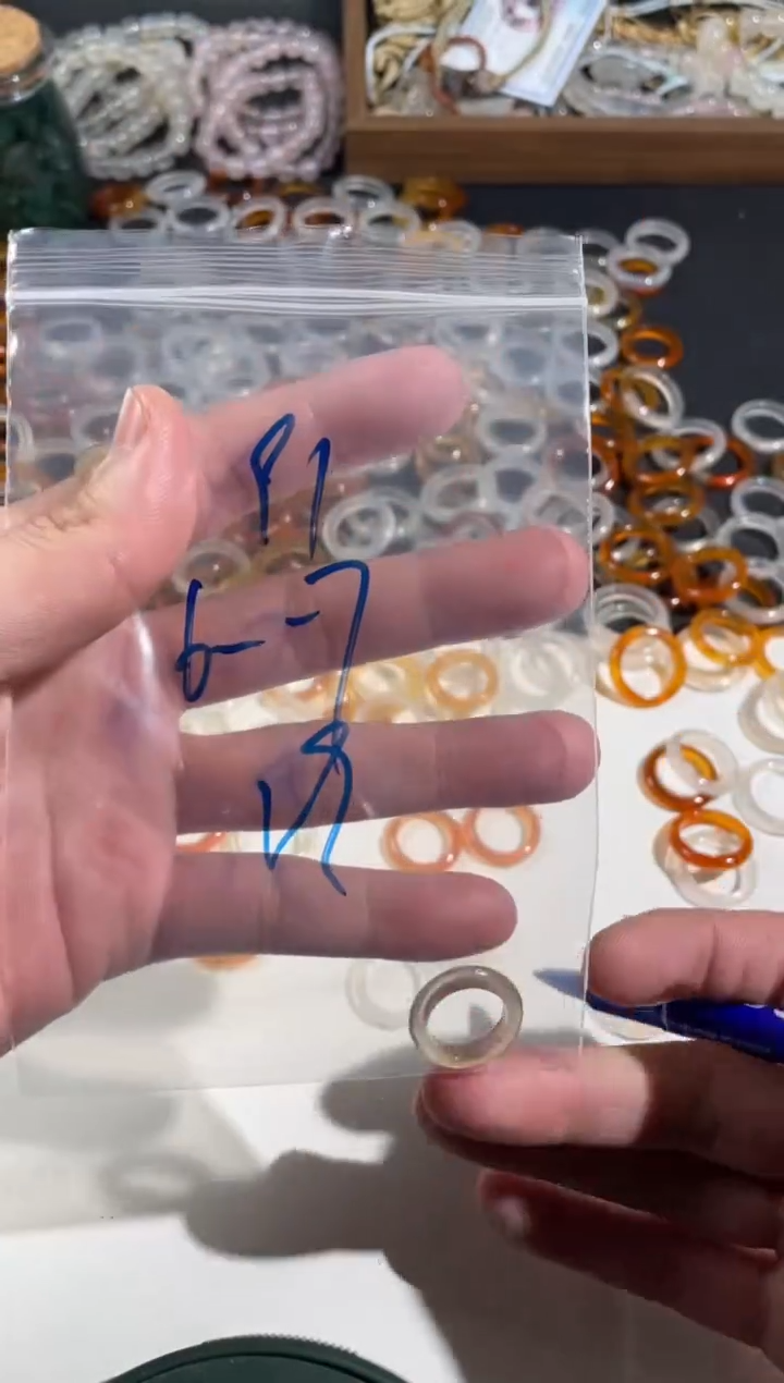 【闪购商品】玛瑙/玉髓戒指未镶嵌91