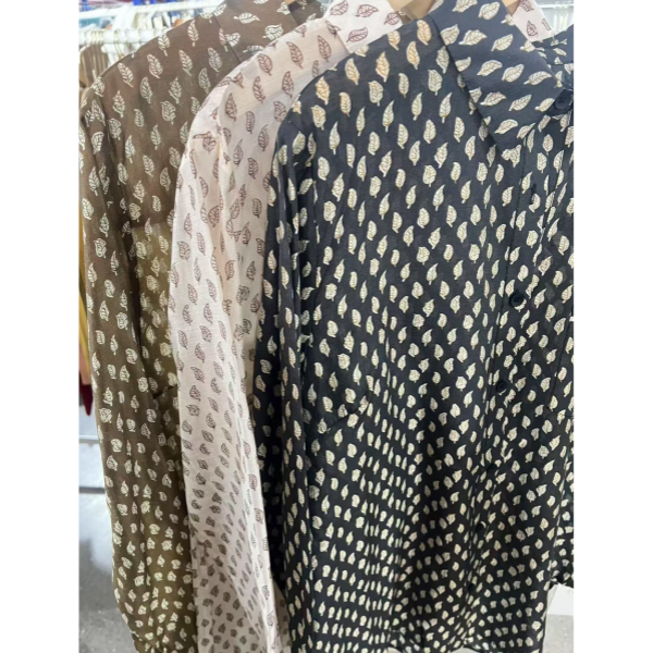 春季上新~经典复古花设计款衬衫 S02005