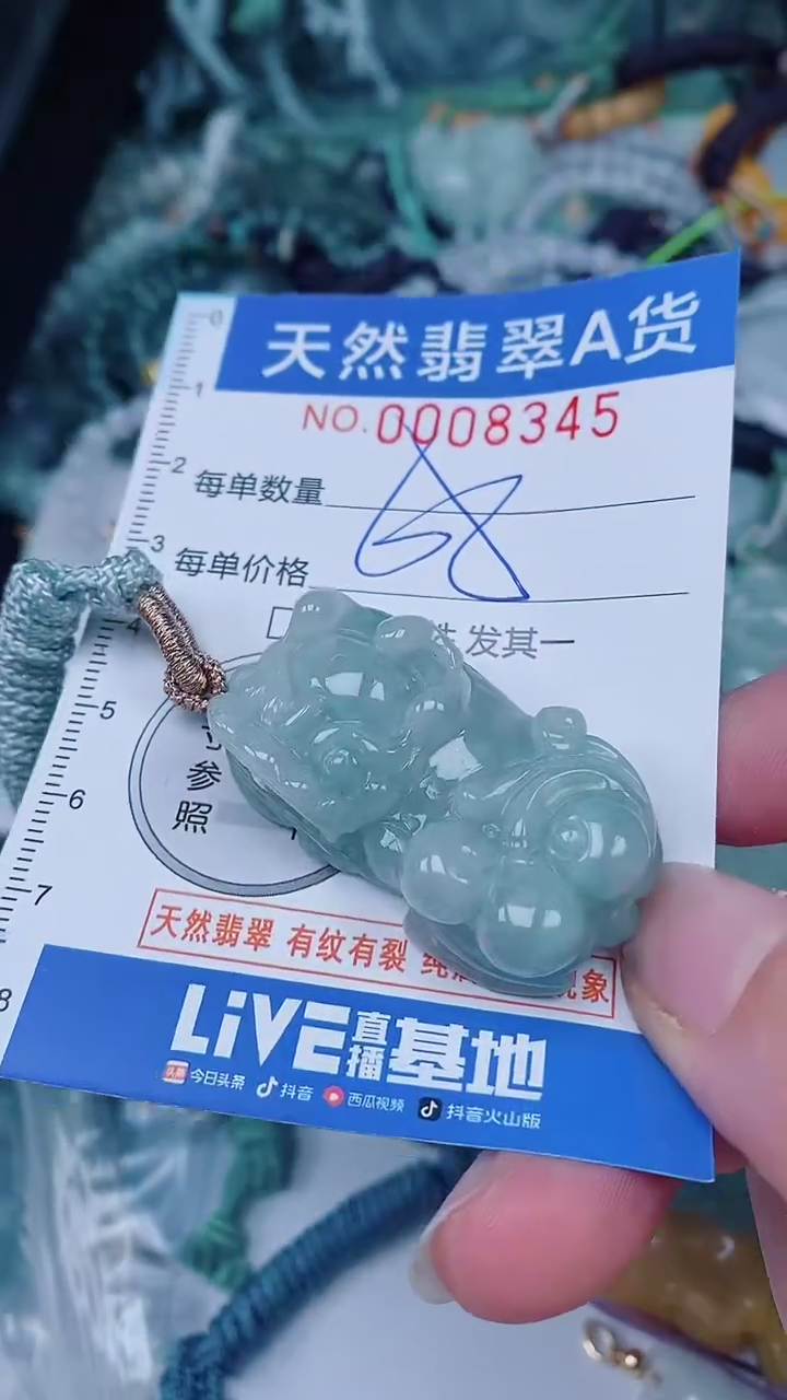 翡翠未镶嵌颈饰00008345