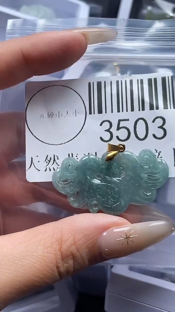 颈饰未镶嵌翡翠3503