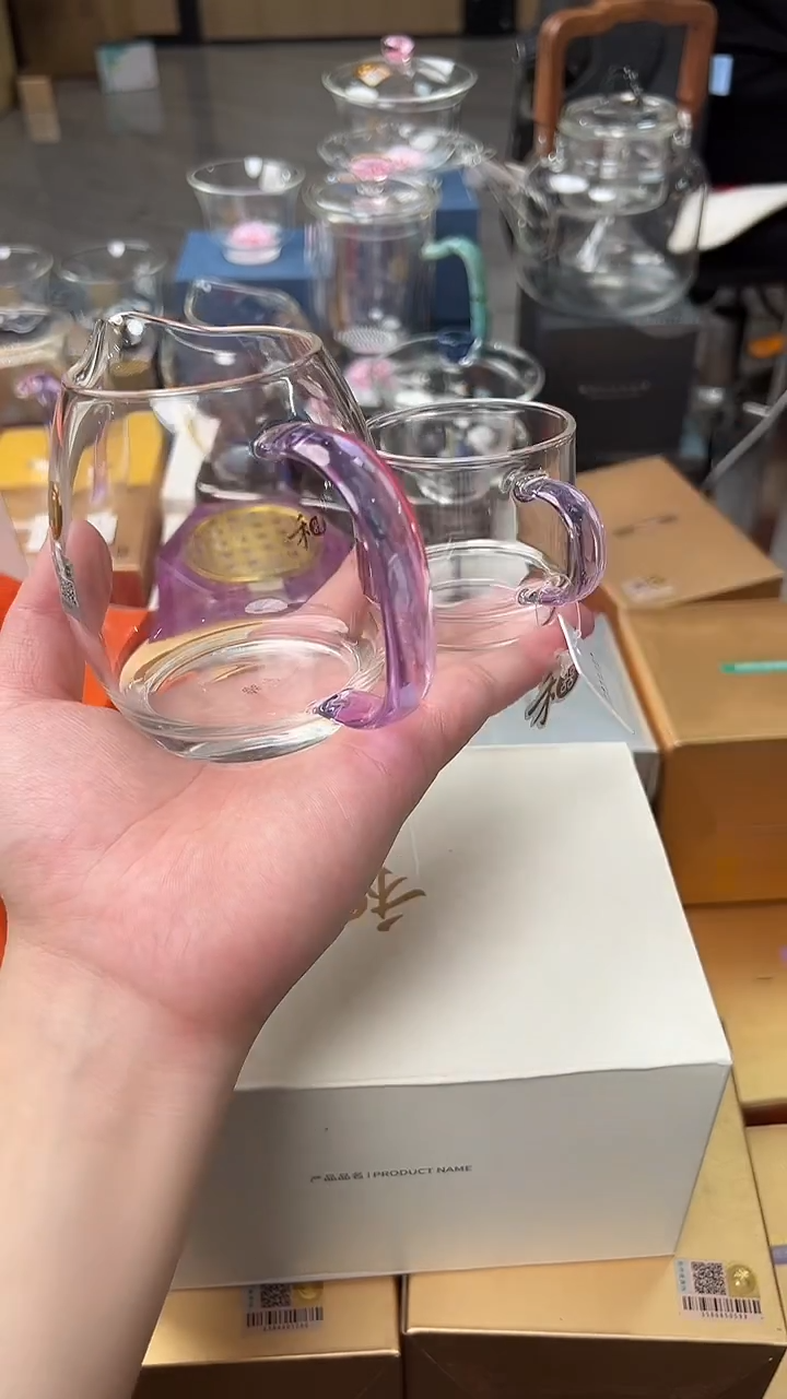 @@禾器晶彩澄然浅紫色+逸杯紫1只