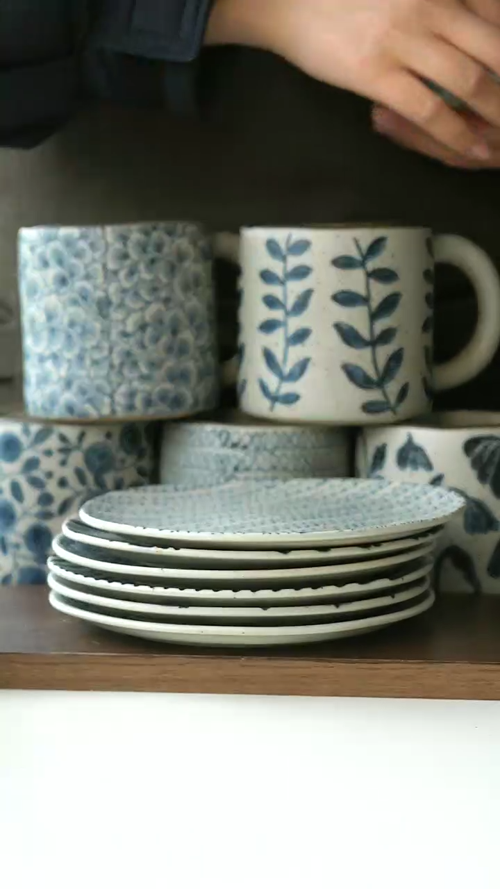 【闪购商品】陶瓷8只甜品碟@4-2@