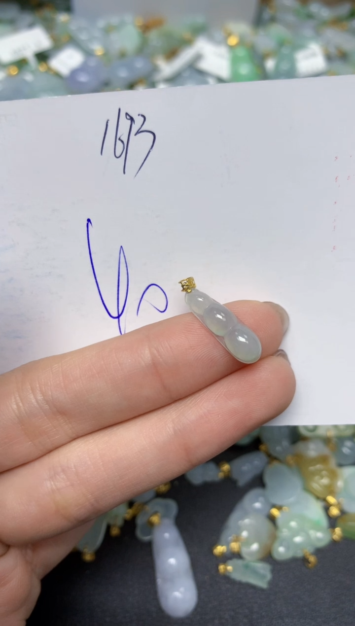 【闪购商品】翡翠颈饰18K金镶嵌天然翡翠A货