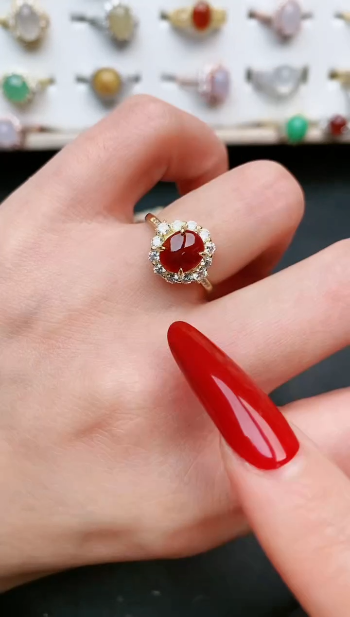 【闪购商品】翡翠戒指银S925镶嵌.....