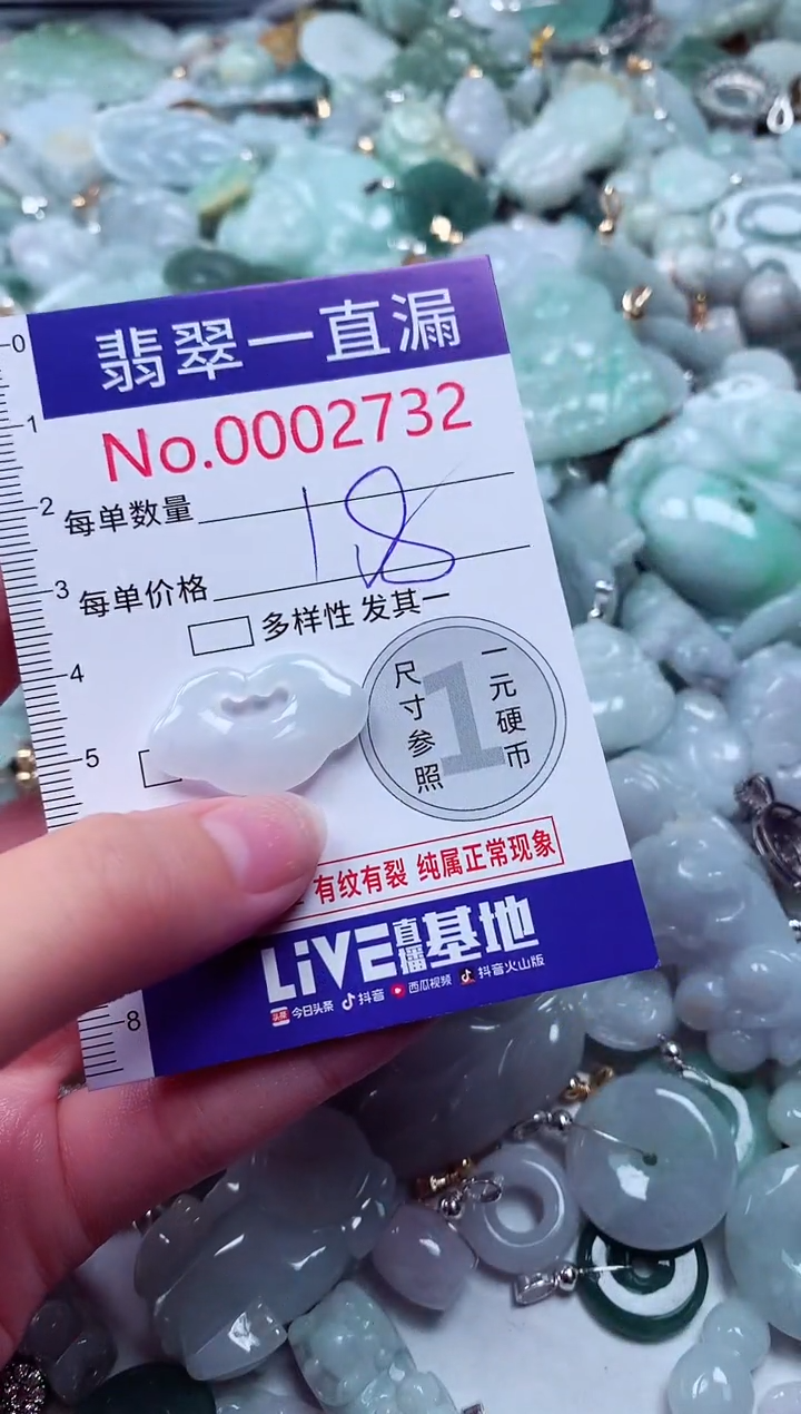 吊坠(不含链)未镶嵌翡翠2732