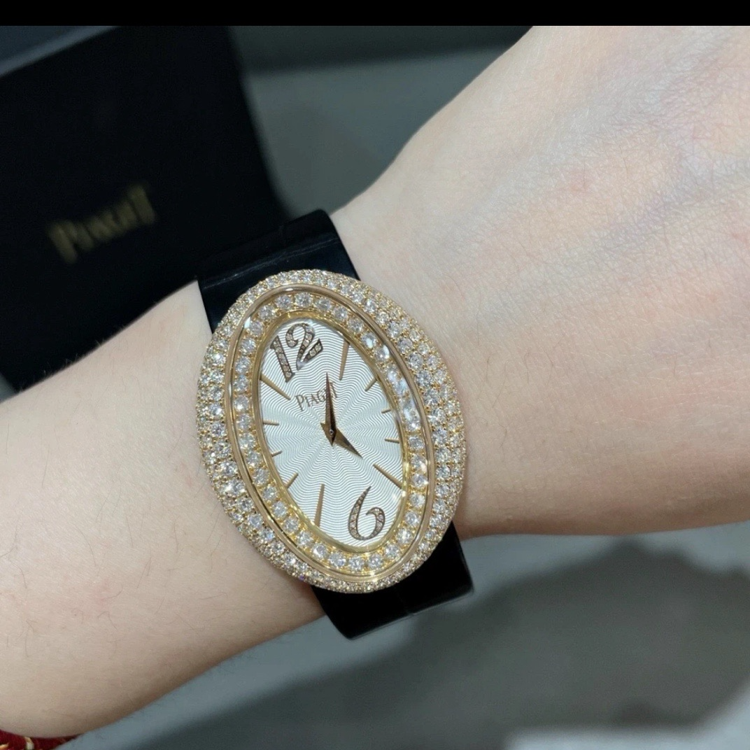 99新 Piaget/伯爵 小花Jerry 伯爵 珠宝腕表系列 G0A35096 玫瑰金