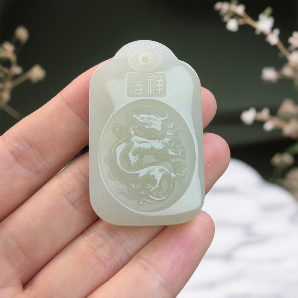 和田玉吉祥五爪龙