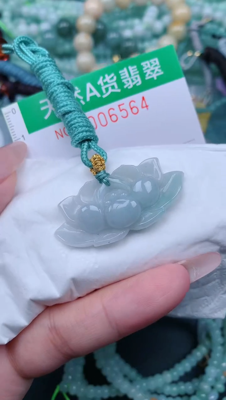 翡翠未镶嵌颈饰.0006564