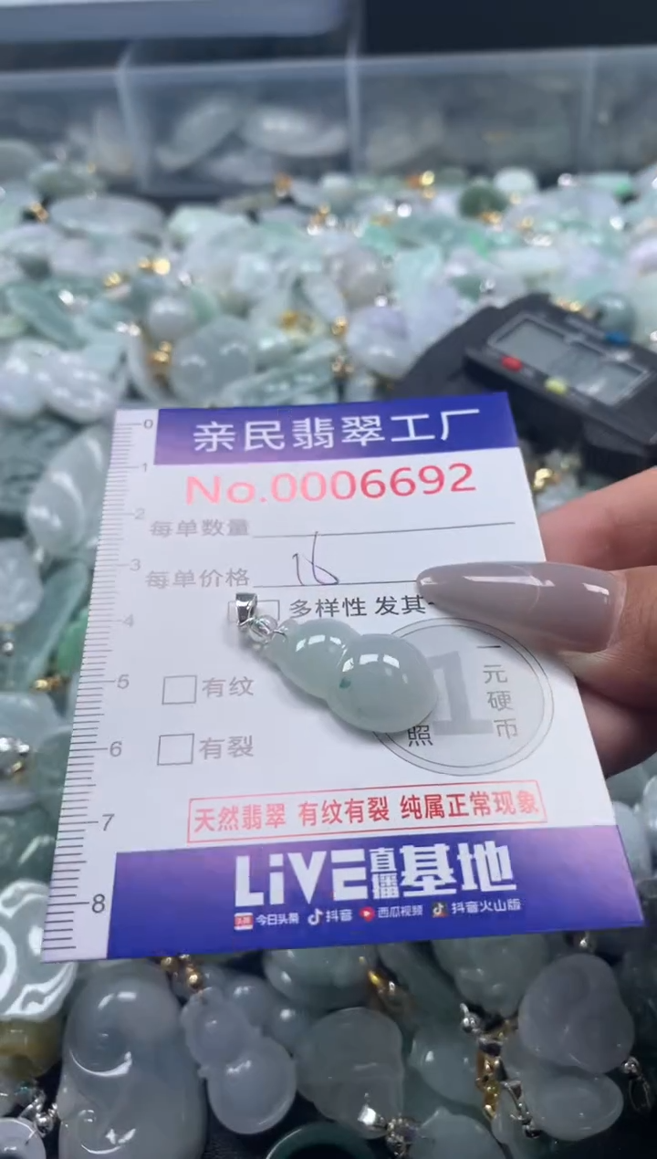 颈饰未镶嵌翡翠6692