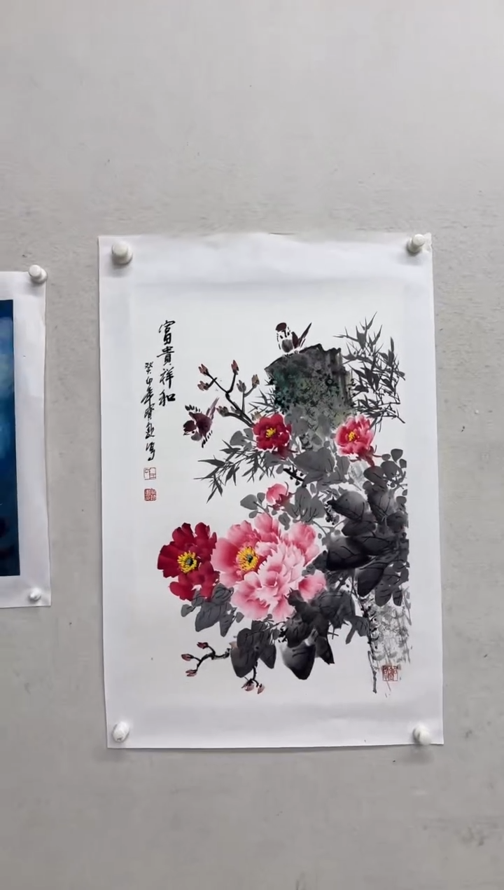 绘画王宝钦老师2.7平尺花鸟作品