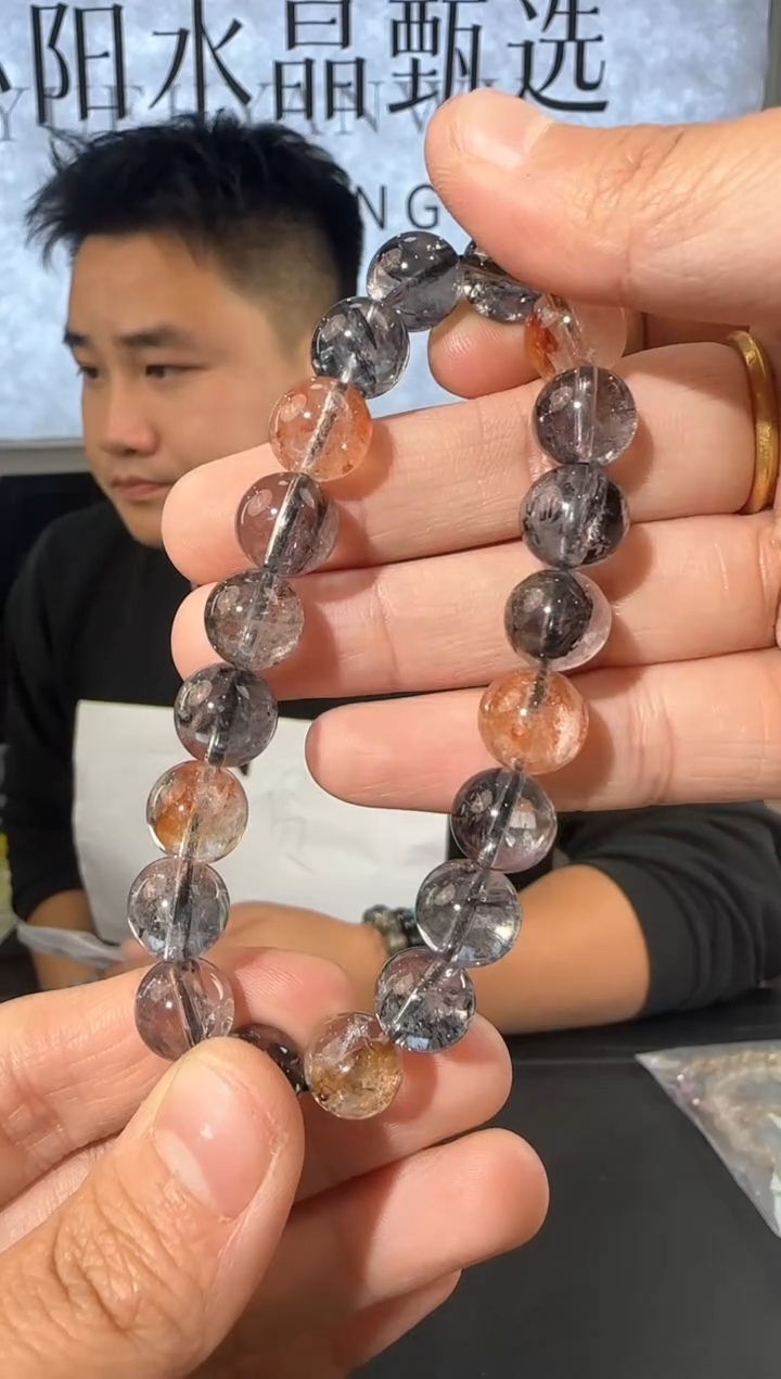 未镶嵌手串水晶闪灵