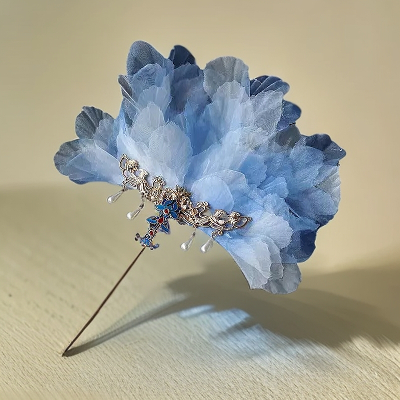 时尚发饰可爱森系韩式少女网红仙气女插梳发簪优雅饰品古风