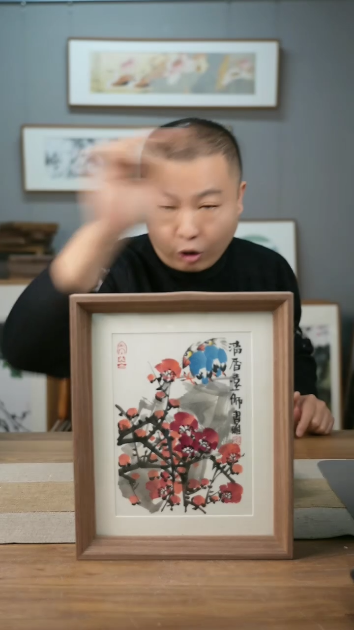 【闪购商品】书法协会会员老师带框作品-手书/绘同款作品