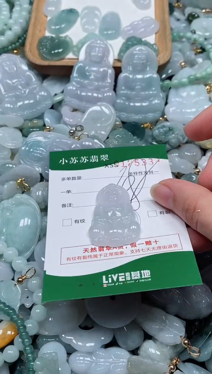 【闪购商品】翡翠颈饰未镶嵌闪购商品0125338