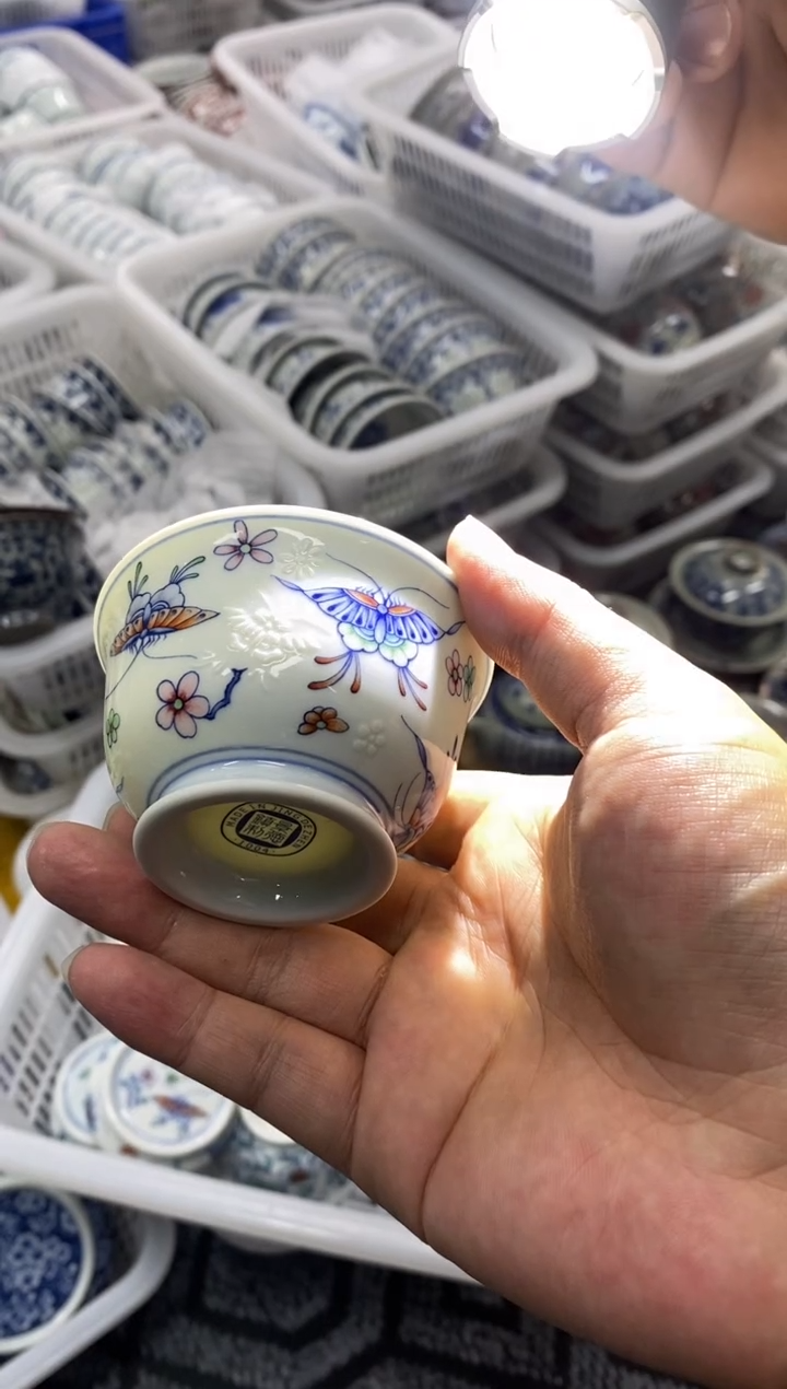 陶瓷景德陶瓷茶具容量约70