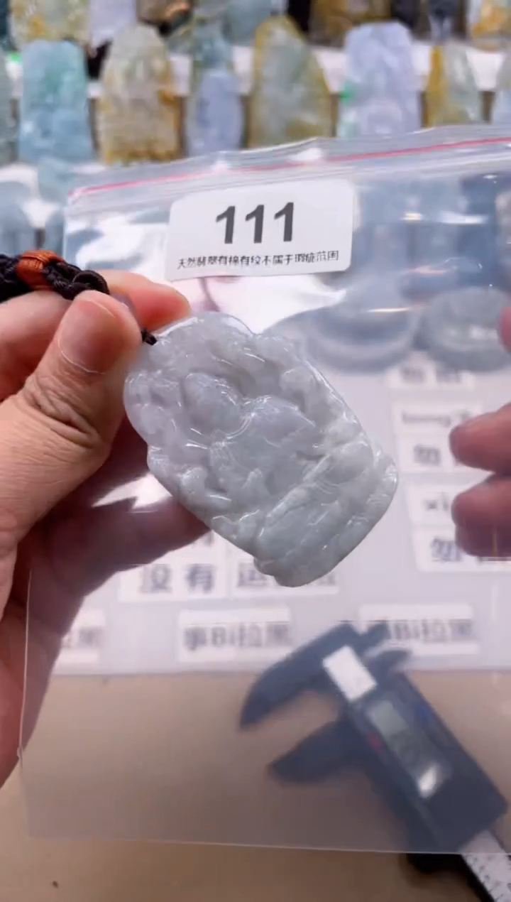 【闪购商品】翡翠颈饰未镶嵌天然缅甸A货翡翠111