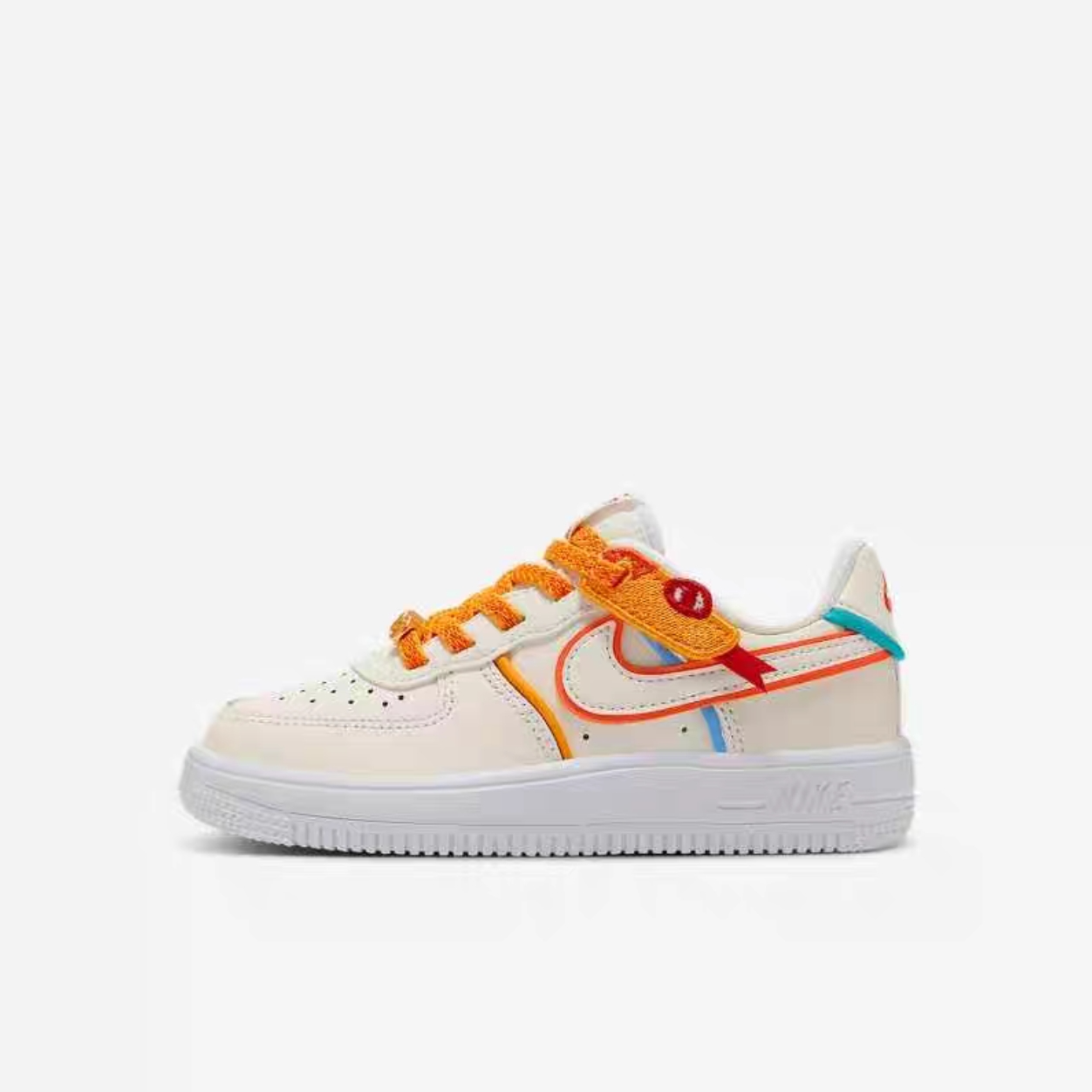 Nike/耐克正品2025春新款儿童魔术贴一脚蹬板鞋HV6004-111