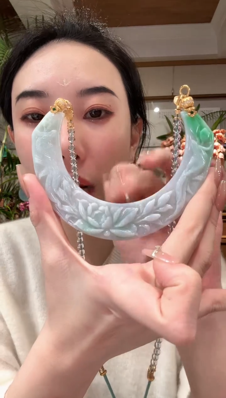 【闪购商品】翡翠颈饰未镶嵌国风