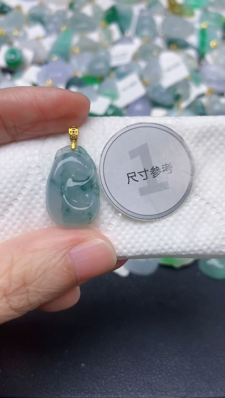 颈饰未镶嵌翡翠天然缅甸A货翡翠