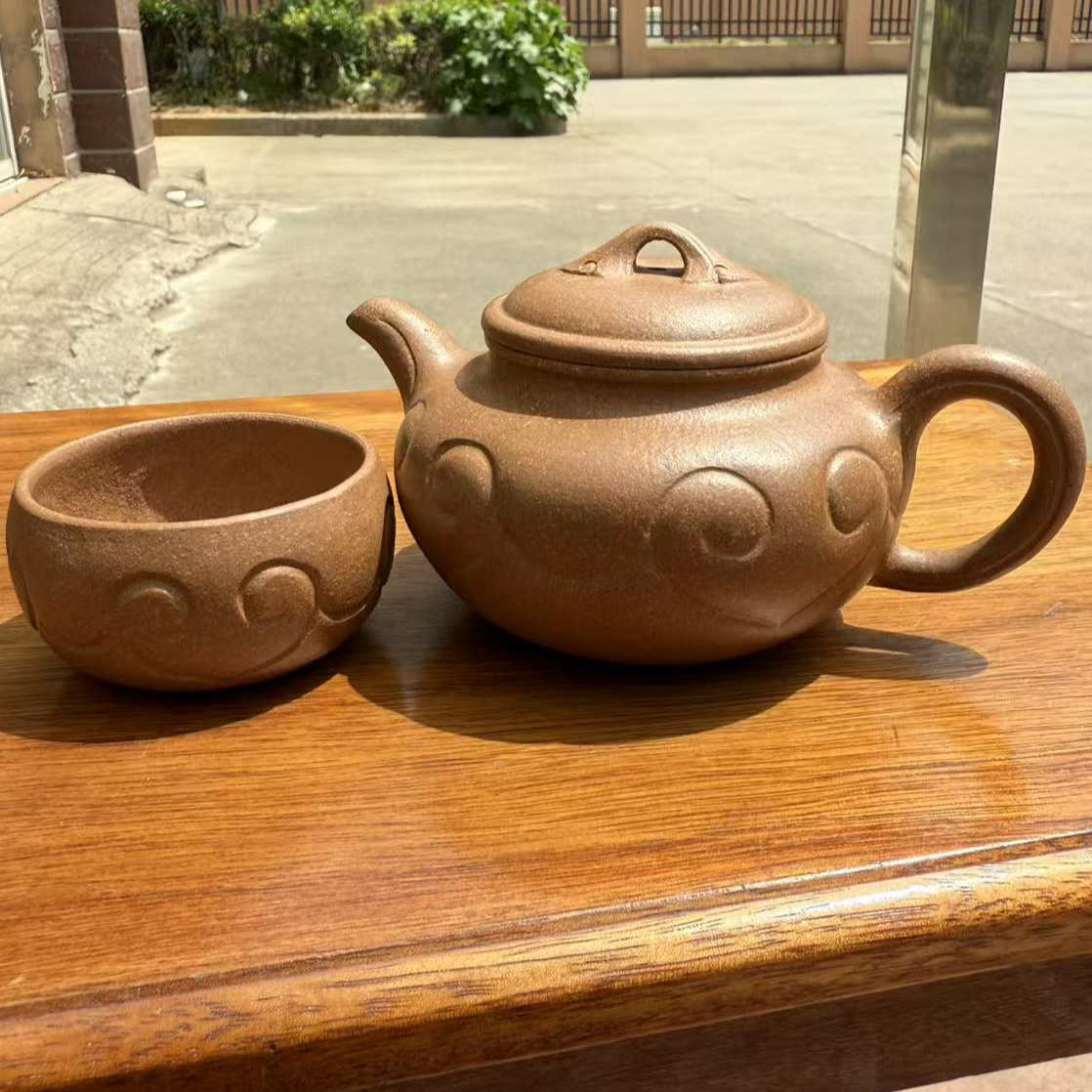 300cc 半手宝山段泥仿古如意