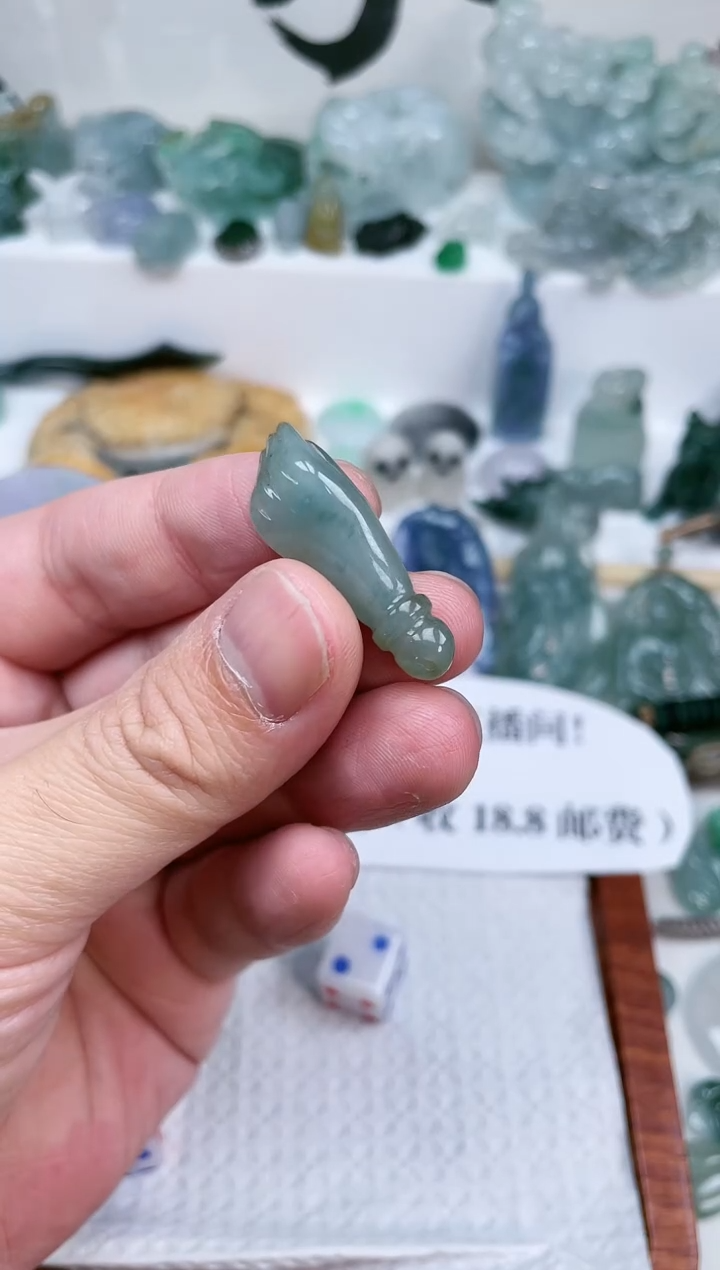 【闪购商品】翡翠颈饰未镶嵌掌上明珠