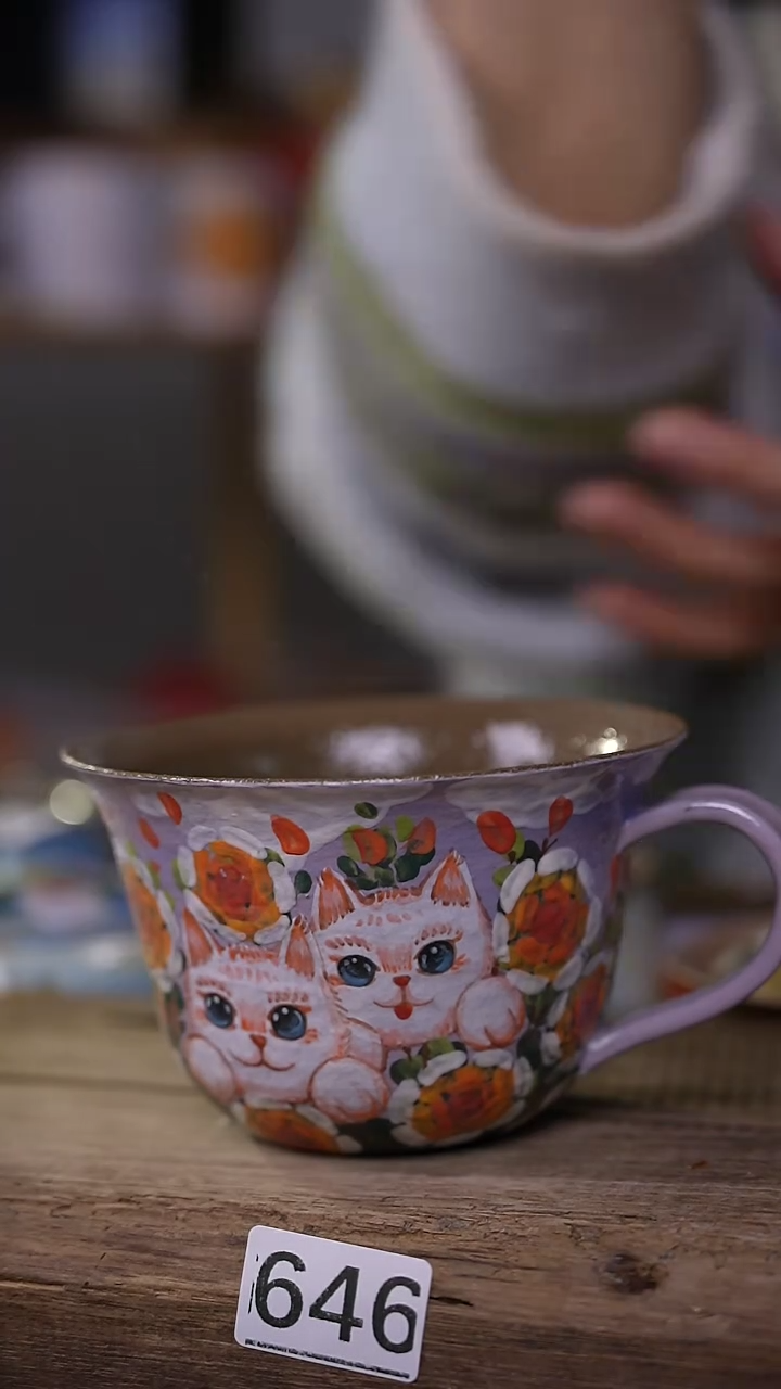 【闪购商品】瓷片油画风·彩绘·设计师石一款