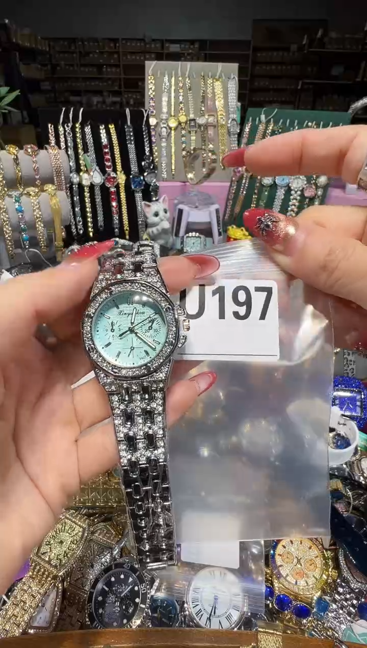 石英机芯不锈钢不锈钢直播定闪专用