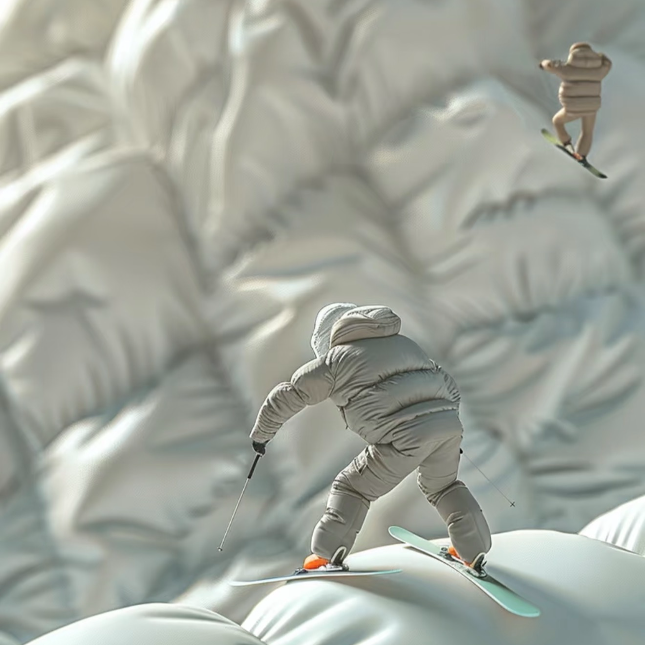  【羽绒系列】三防云朵零压90白鸭绒抗寒泡芙羽绒服CZ-1823