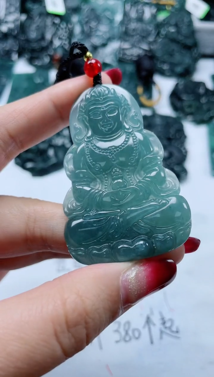 【闪购商品】翡翠颈饰未镶嵌  多样性发货一件发货-度母