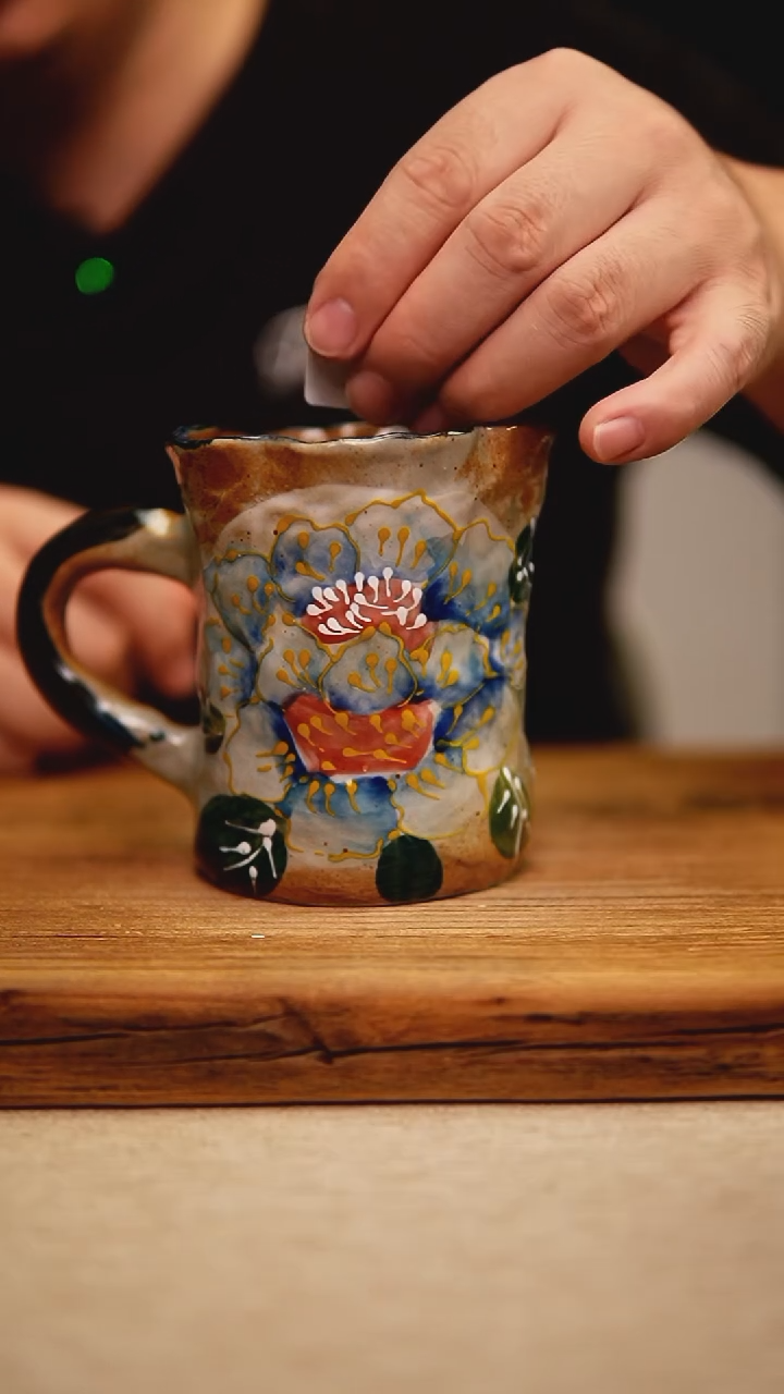 @@陶园瓷舍@@纯手工手绘@高温釉下彩