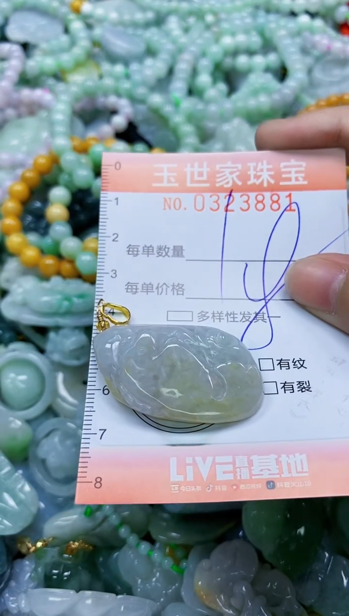 翡翠未镶嵌颈饰闪购0323881