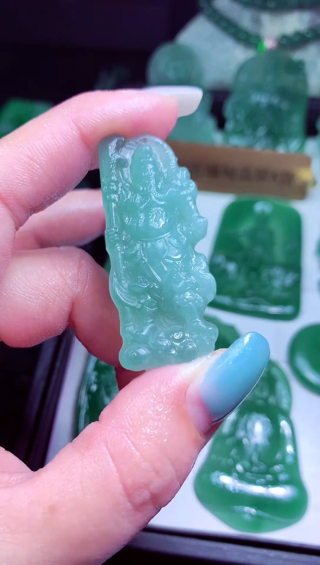 未镶嵌定制翡翠幸****家天然缅甸翡翠A货吊坠