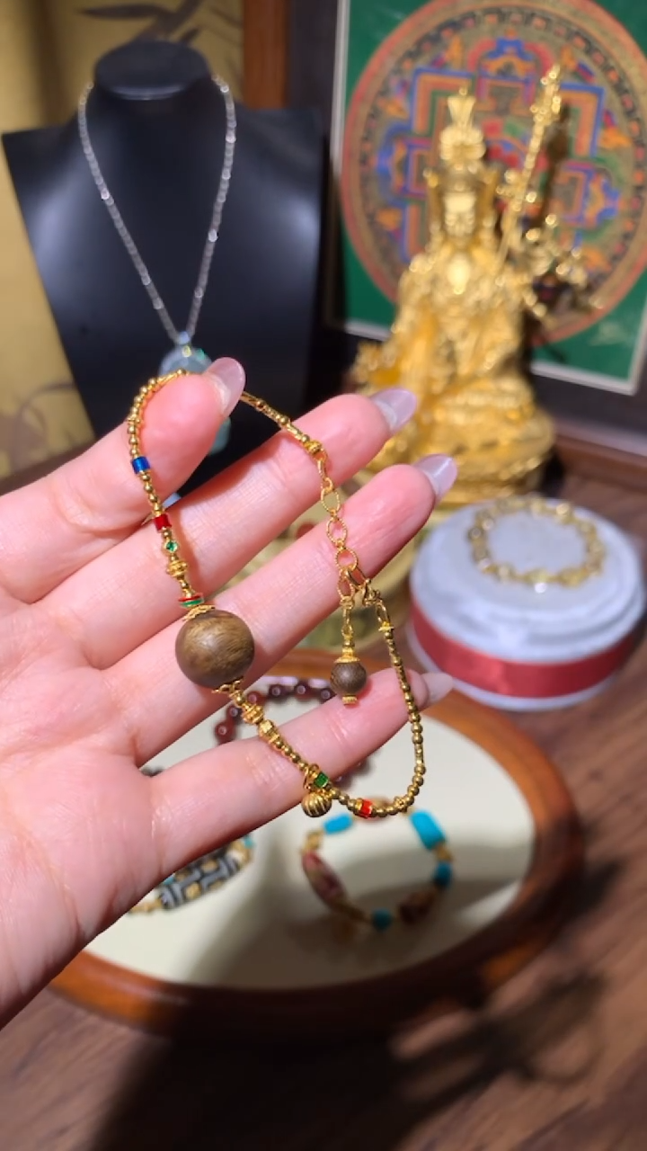 【闪购商品】沉香手把件沉香手串