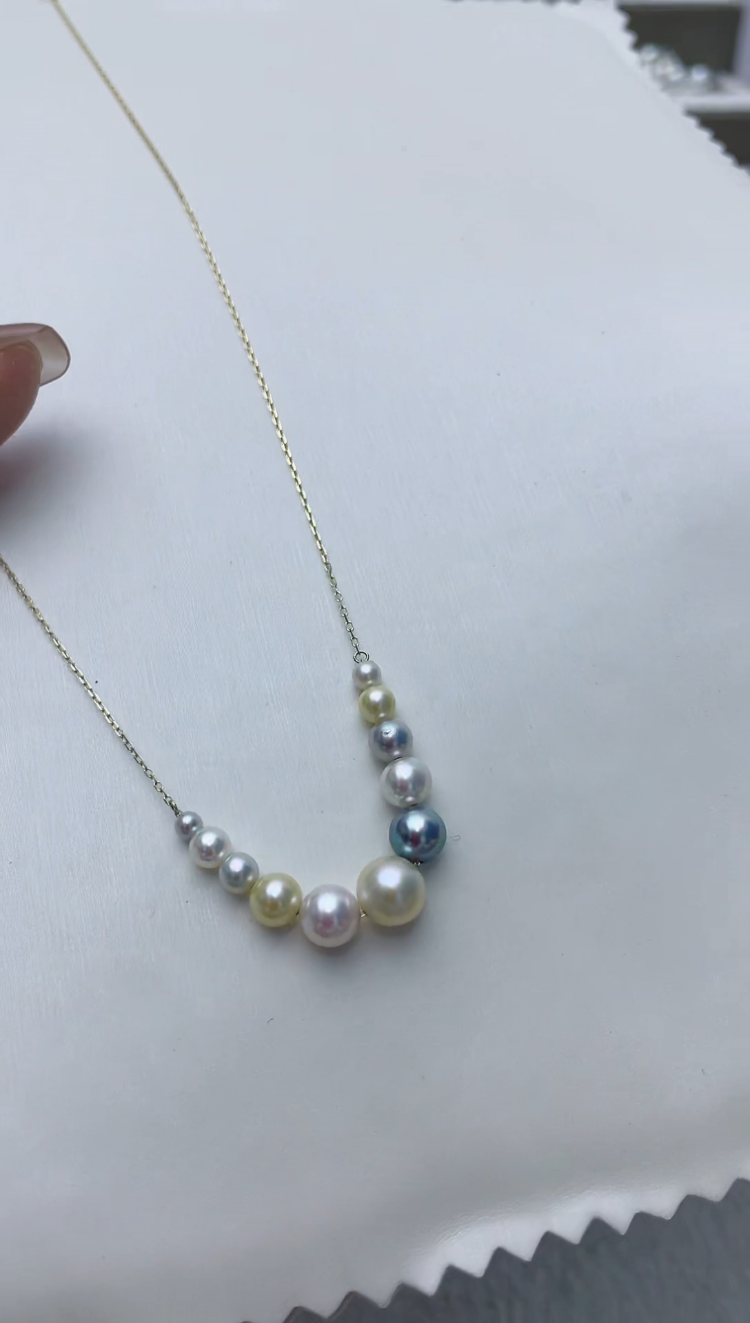 【闪购商品】海水珍珠颈饰18K金镶嵌A61