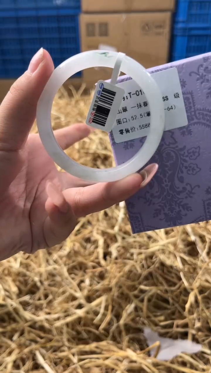 未镶嵌手镯石英质玉T-0109
