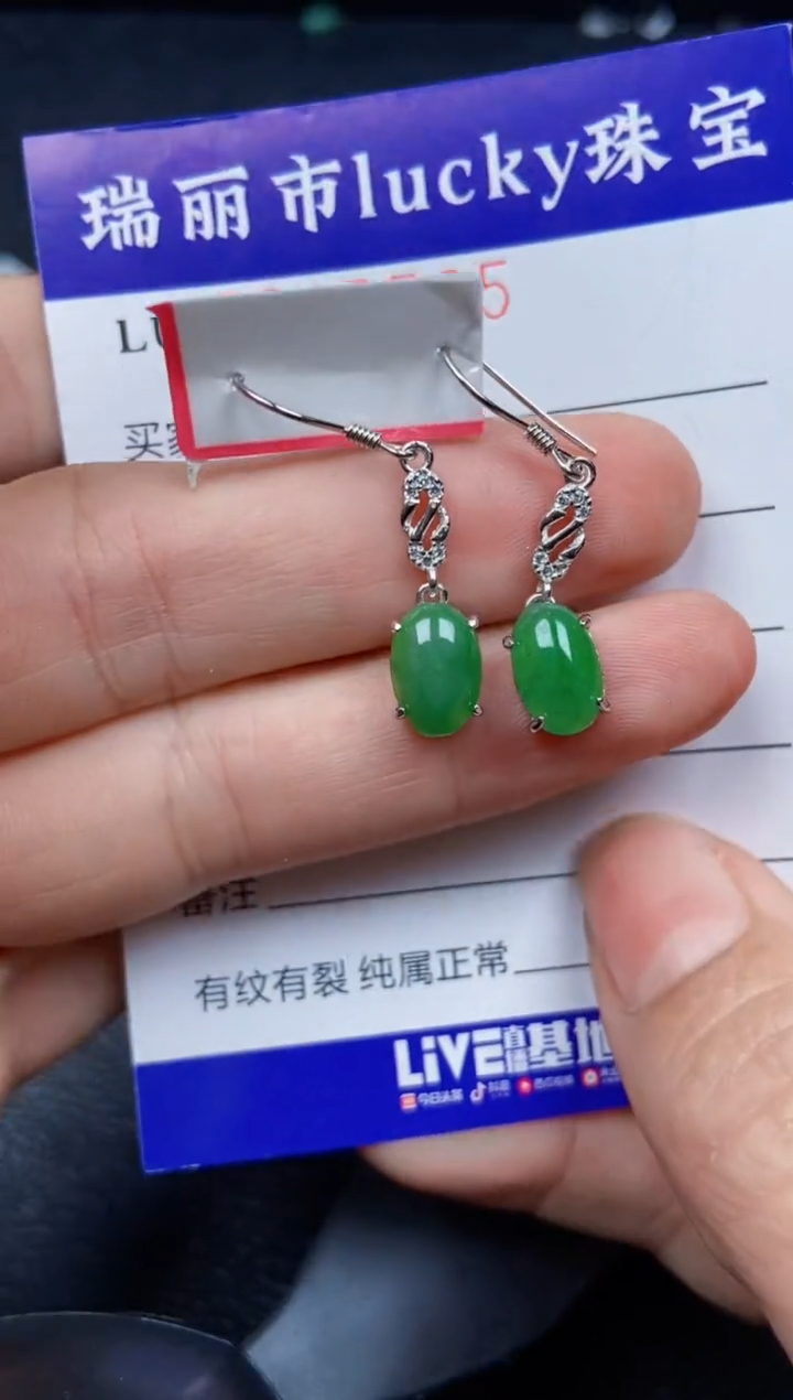 【闪购商品】翡翠颈饰银S925镶嵌2585