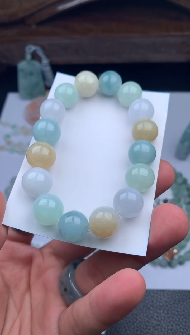 【闪购商品】定制翡翠未镶嵌手串