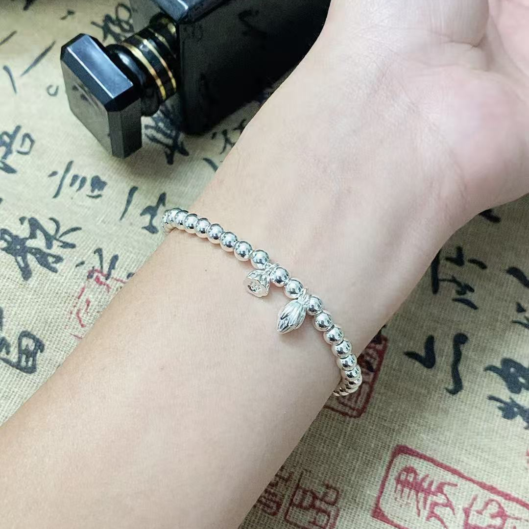 足银珐琅银制品 【清仓专属】轻职风女原创设计两世欢款式