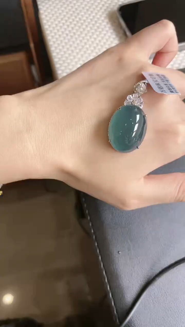 【闪购商品】翡翠戒指银S925镶嵌165511