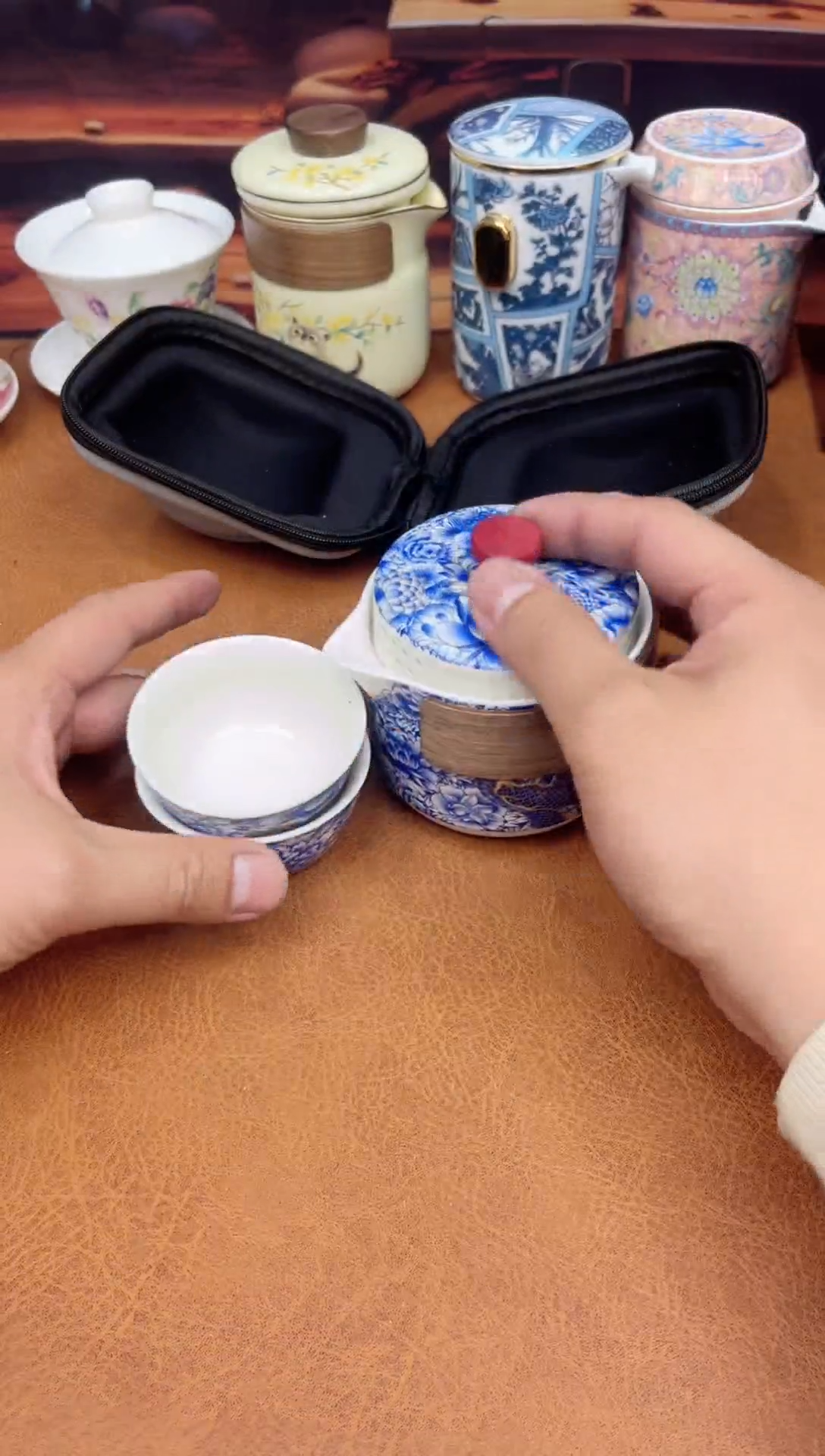 【闪购商品】陶瓷茶具摆件茶叶罐